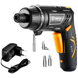 Parafusadeira a Bateria 3.6V Li-Ion 4.5Nm com Carregador e Acessórios DKCS3.6DU2-SET1