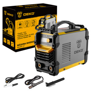 Máquina de Solda Inversora MMA 200A 7.8kW 220V Display Digital DKA200Y