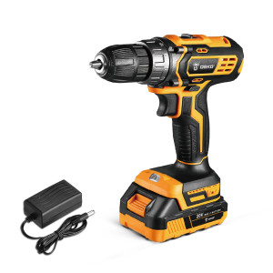 Parafusadeira Furadeira 3/8 Polegadas a Bateria 20V Lítio íon com Carregador DKCD20XL01-H10