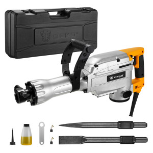 Martelo Demolidor Industrial Hex30 45J 1700W 220V com Acessórios DKDB17LD45