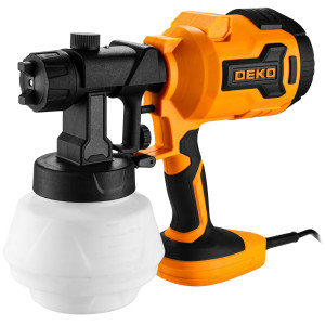 Pistola de Pintura Pulverizadora HVLP Elétrica 550W 800ml com 3 bicos e Acessórios 127V DKSG55G1-127